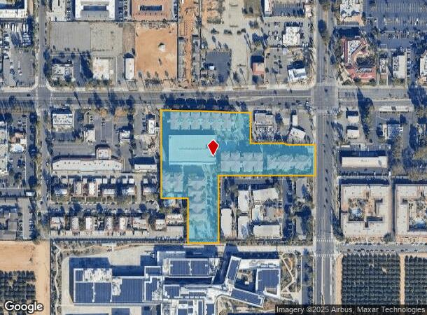  1400 University Ave, Riverside, CA Parcel Map