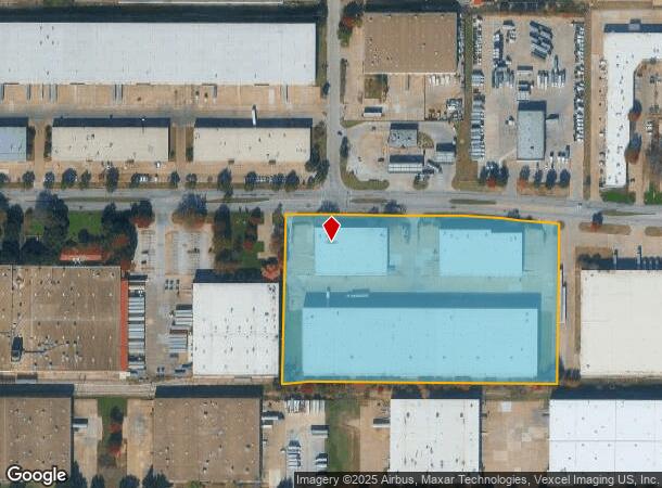 1322 W Carrier Pkwy, Grand Prairie, TX Parcel Map