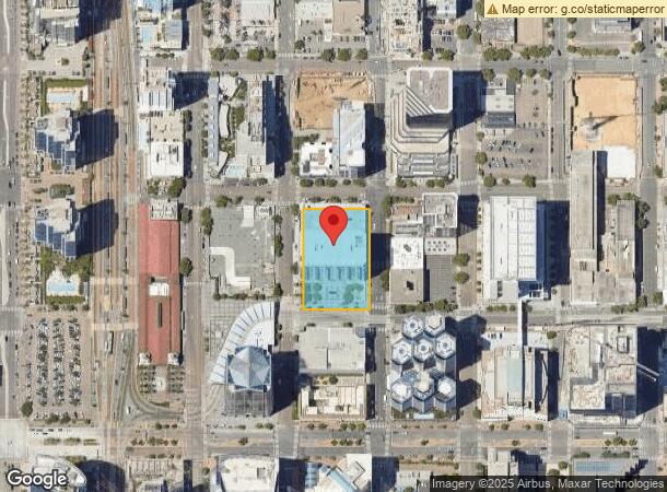  555 W B St, San Diego, CA Parcel Map