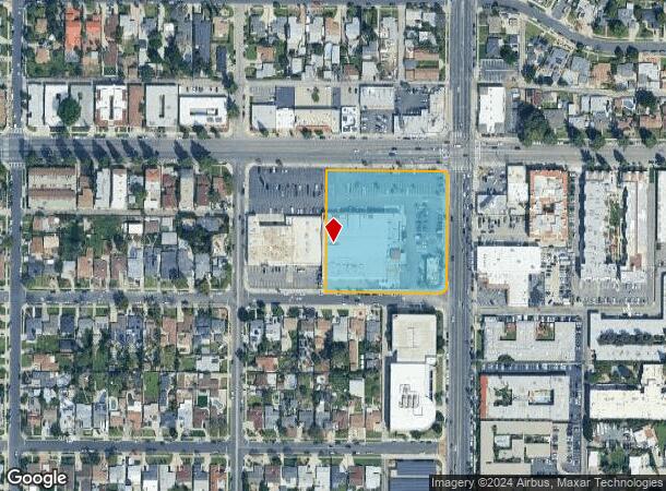  17020 Chatsworth St, Granada Hills, CA Parcel Map