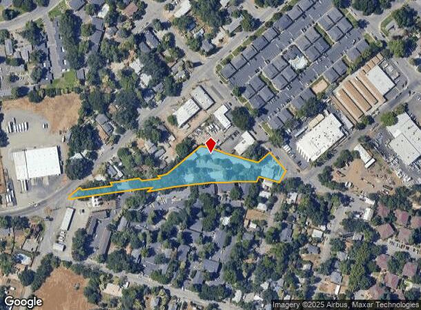  650 Hickory St, Chico, CA Parcel Map