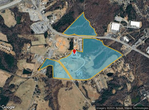 Twin Lakes Rd, Gaffney, SC Parcel Map