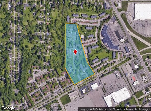 429 E Edgewood Blvd, Lansing, MI Parcel Map