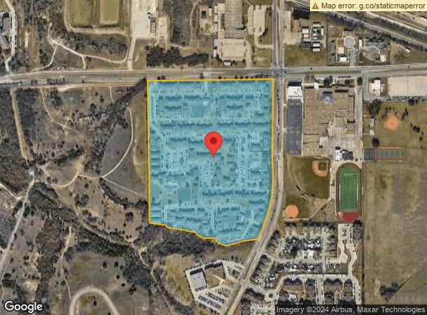  4500 Campus Dr, Fort Worth, TX Parcel Map