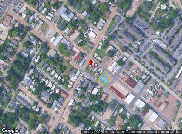  1413 Jefferson St, Lafayette, LA Parcel Map