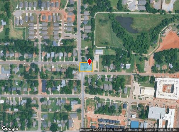  235 W Hurd St, Edmond, OK Parcel Map