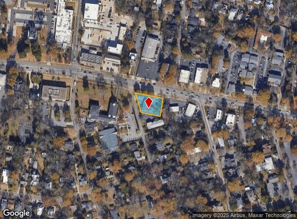  845 Prince Ave, Athens, GA Parcel Map