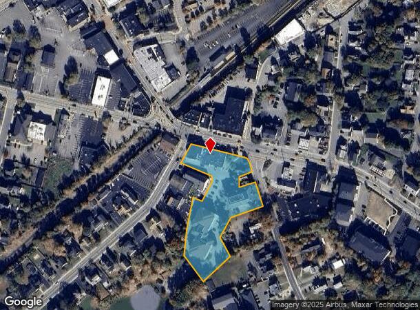 14 E Central St, Franklin, MA Parcel Map