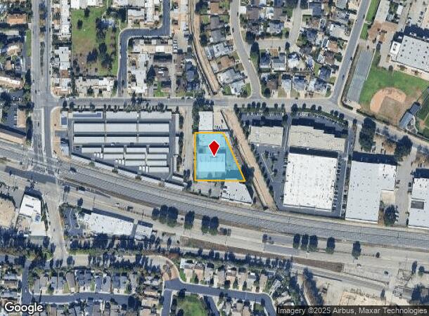 1970 Walker St, La Verne, CA Parcel Map