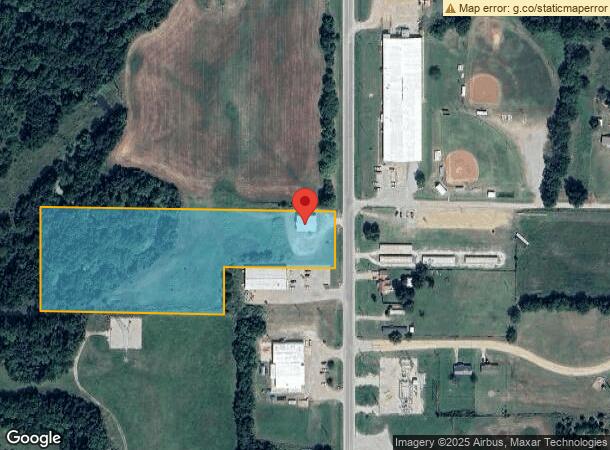  1311 N Sewell Dr, Pawnee, OK Parcel Map