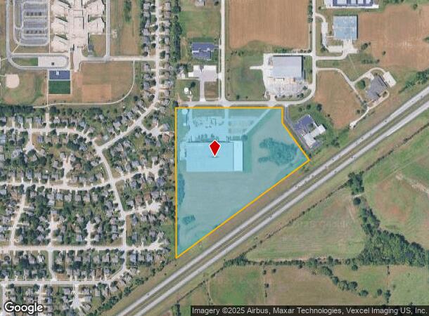 1201 Cardinal Dr, Eudora, KS Parcel Map