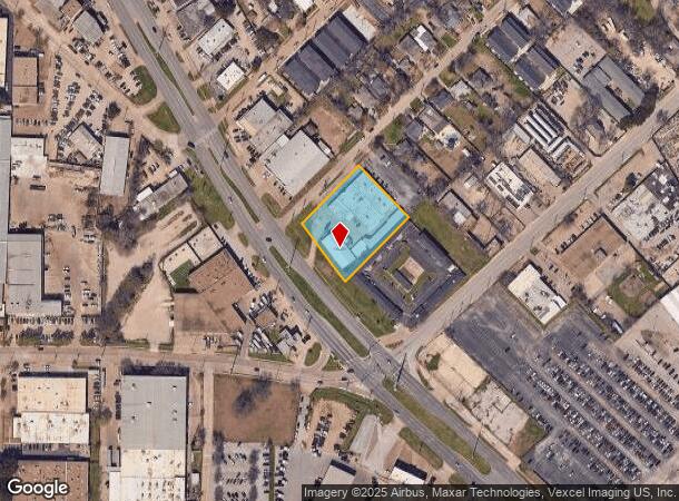  7114 Harry Hines Blvd, Dallas, TX Parcel Map