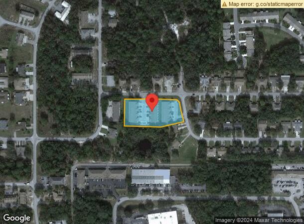  7334 Canterbury St, Spring Hill, FL Parcel Map