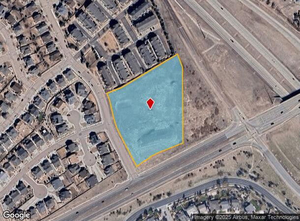 Rhinestone Dr, Colorado Springs, CO Parcel Map