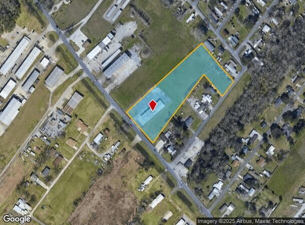  2124 Bayou Blue Rd, Houma, LA Parcel Map