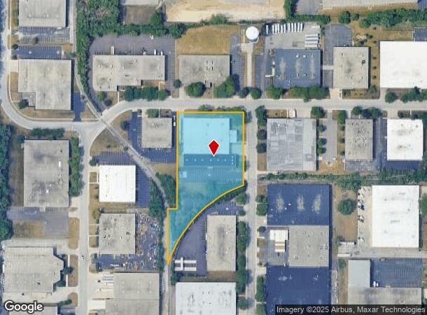  800 Baker Dr, Itasca, IL Parcel Map