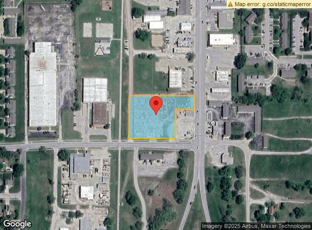  1640 S Main St, Ottawa, KS Parcel Map