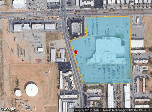  10060 Rushing Rd, El Paso, TX Parcel Map