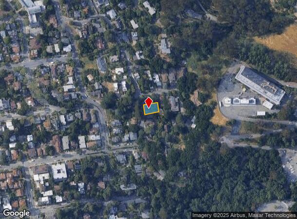  1631 La Vereda Rd, Berkeley, CA Parcel Map