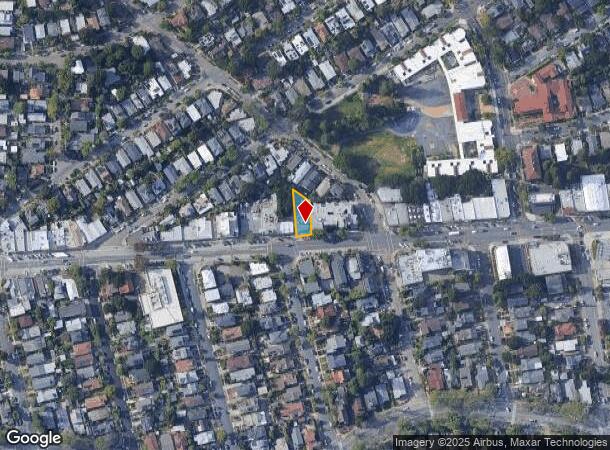  1715 Solano Ave, Berkeley, CA Parcel Map