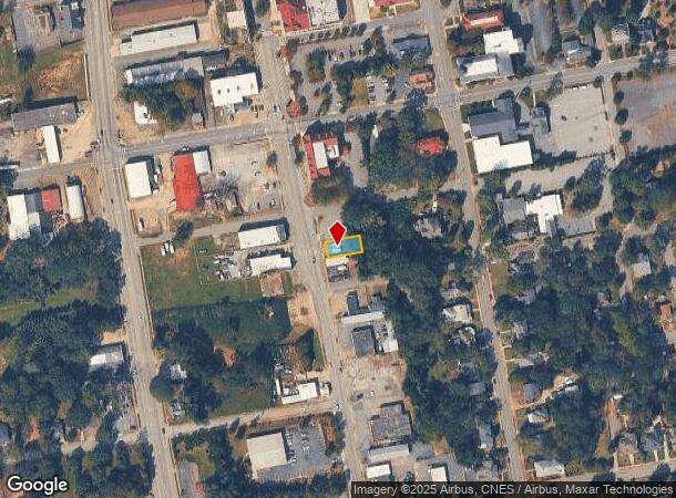  707 S Main St, Anderson, SC Parcel Map