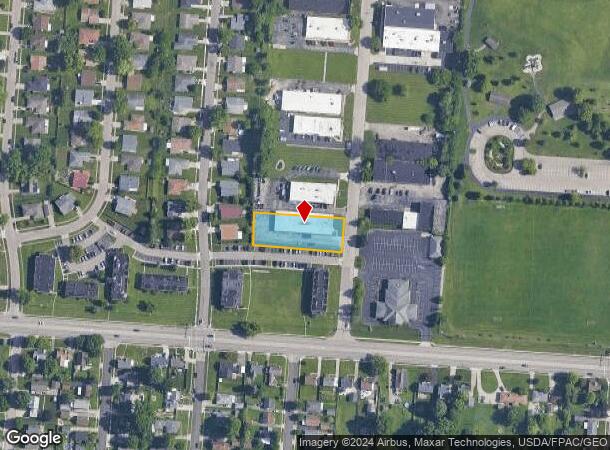  2891 Culver Ave, Dayton, OH Parcel Map