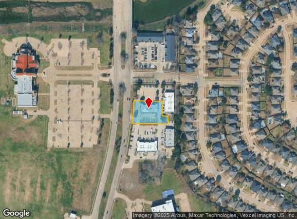 1251 W Green Oaks Blvd, Arlington, TX Parcel Map