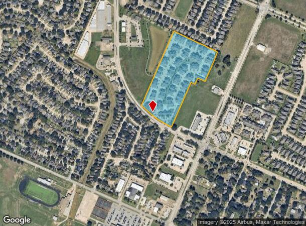  5525 Reading Rd, Rosenberg, TX Parcel Map