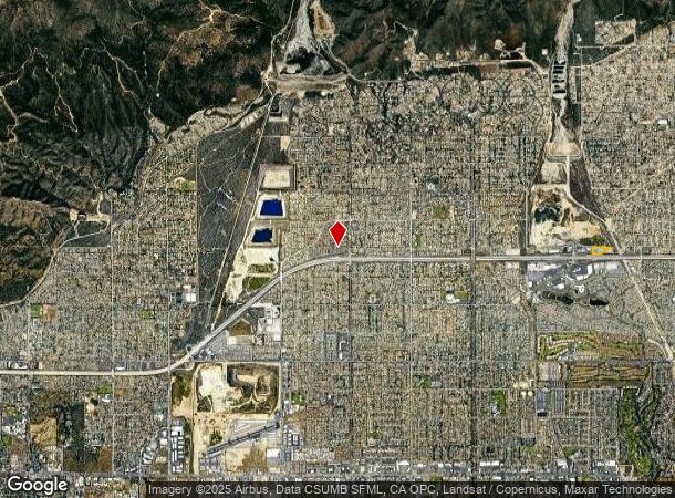  1300 E 20Th St, Upland, CA Parcel Map