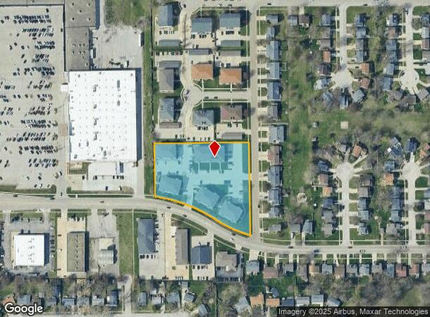 1402 Oakbrook Dr, Bloomington, IL Parcel Map