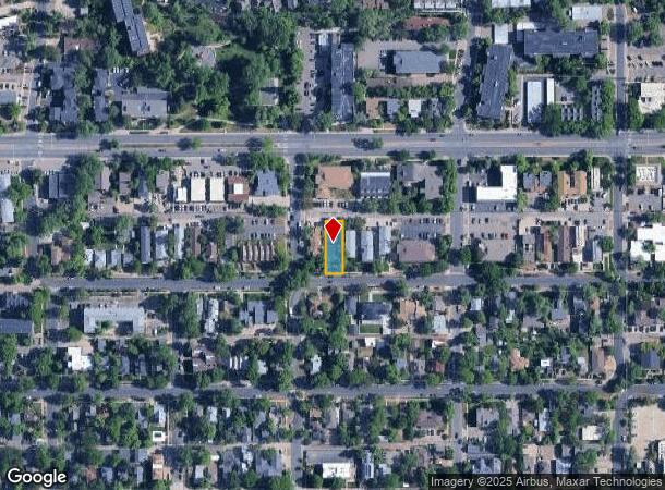 2105 Goss Cir, Boulder, CO Parcel Map