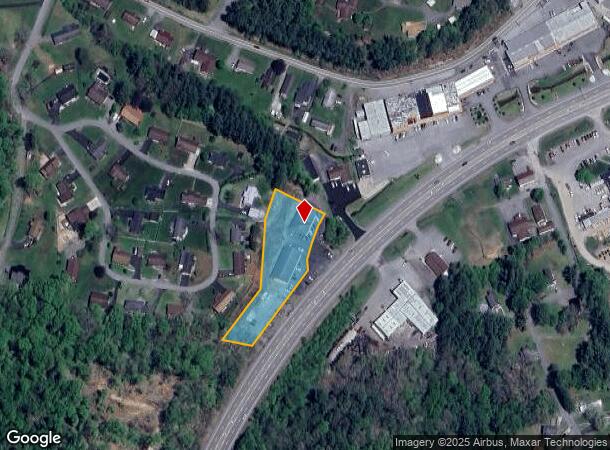 1265 Robert C Byrd Dr, Crab Orchard, WV Parcel Map