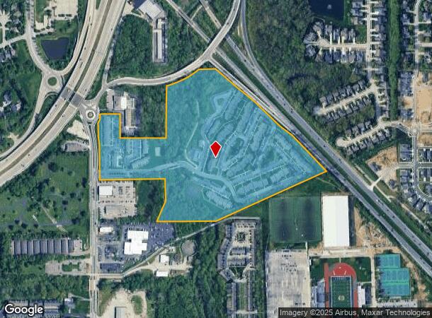 1010 N Rangeline Rd, Carmel, IN Parcel Map