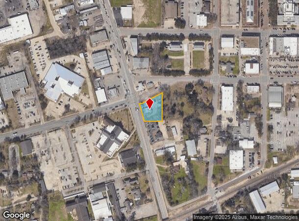 128 N Frazier St, Conroe, TX Parcel Map