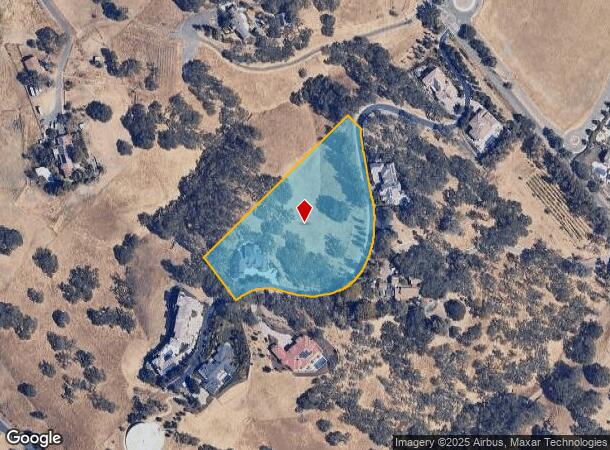  4 Winding Oaks Dr, Pleasanton, CA Parcel Map