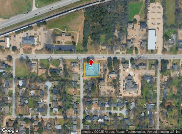  1408 W Abram St, Arlington, TX Parcel Map