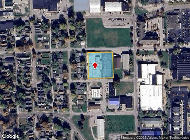  1240 12Th St, Columbus, IN Parcel Map