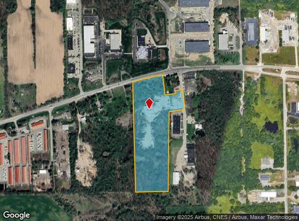  7891 Jackson Rd, Ann Arbor, MI Parcel Map