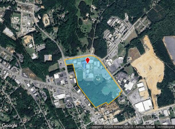  1708 Nash St, Sanford, NC Parcel Map