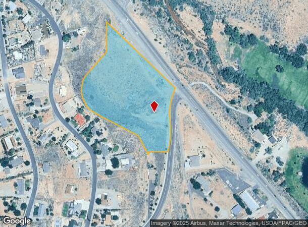 1600 S Toquer Blvd, Toquerville, UT Parcel Map