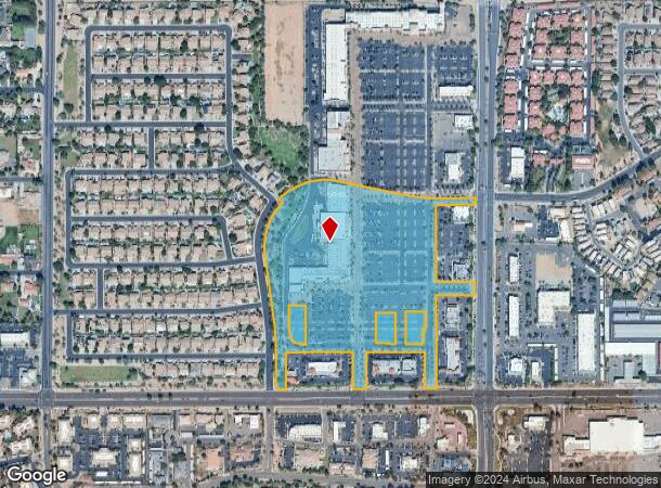  1822 S Val Vista Dr, Mesa, AZ Parcel Map