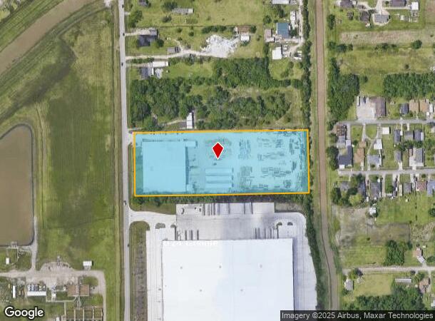  7400 Thompson Rd, Baytown, TX Parcel Map