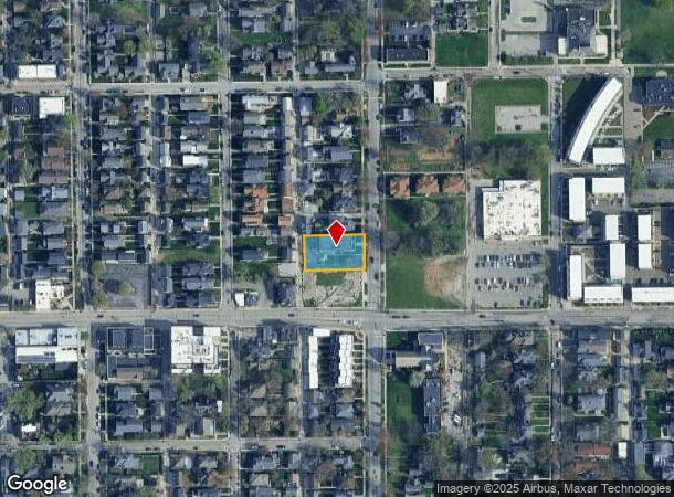  1620 Central Ave, Indianapolis, IN Parcel Map