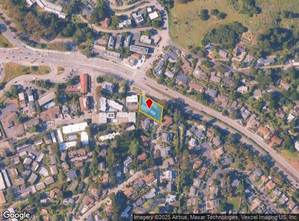110 Tiburon Blvd, Mill Valley, CA Parcel Map