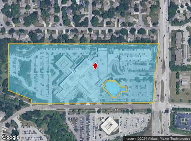  10500 Quivira Rd, Lenexa, KS Parcel Map