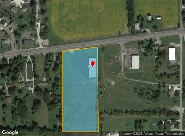  1125 E Main St, Centerville, IN Parcel Map