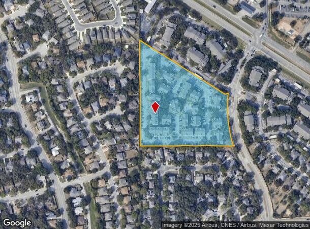  9821 Camino Villa, San Antonio, TX Parcel Map