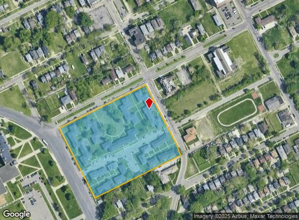  2255 Webb St, Detroit, MI Parcel Map