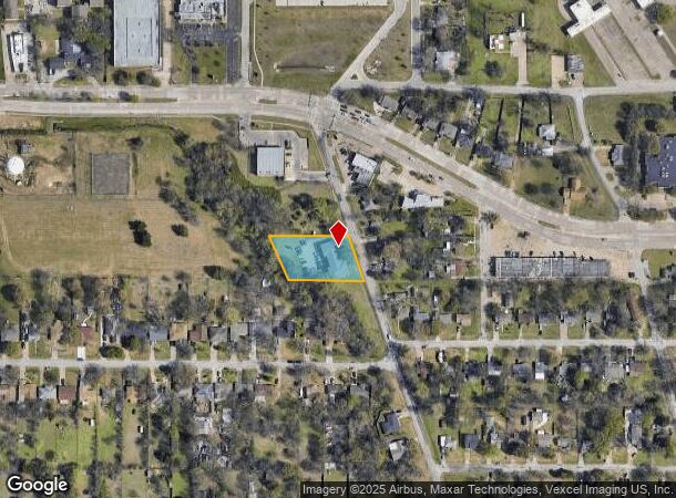 1201 N Elm St, Lancaster, TX Parcel Map