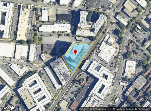  2151 Hawkins St, Charlotte, NC Parcel Map